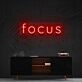 Focus Neon Sign for Productive Spaces