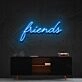 Friends Neon Sign for TV Show Fans and Cozy Decor