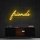 Friends Neon Sign for TV Show Fans and Cozy Decor