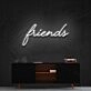 Friends Neon Sign for TV Show Fans and Cozy Decor