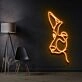 German Shepherd Line Art Neon Sign for Pet Lovers
