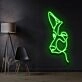 German Shepherd Line Art Neon Sign for Pet Lovers