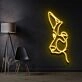 German Shepherd Line Art Neon Sign for Pet Lovers