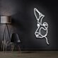 German Shepherd Line Art Neon Sign for Pet Lovers
