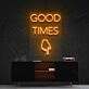 Good Times This Way Neon Sign for Party Spaces