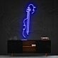 Violin Line Art Neon Sign for Music Lovers and Studios