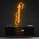 Violin Line Art Neon Sign for Music Lovers and Studios