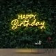 Happy Birthday Neon Sign for Birthday Celebrations