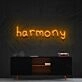 Harmony Neon Sign for Peaceful and Zen Spaces