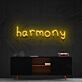 Harmony Neon Sign for Peaceful and Zen Spaces