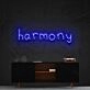 Harmony Neon Sign for Peaceful and Zen Spaces