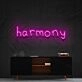 Harmony Neon Sign for Peaceful and Zen Spaces