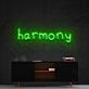 Harmony Neon Sign for Peaceful and Zen Spaces