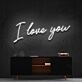 I Love You Neon Sign for Romantic Settings