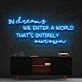 In Dreams We Enter A World Entirely Our Own Neon Sign for Whimsical Decor