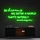 In Dreams We Enter A World Entirely Our Own Neon Sign for Whimsical Decor