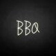 'BBQ' neon sign