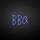 'BBQ' neon sign