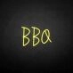'BBQ' neon sign