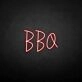 'BBQ' neon sign