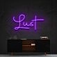 Lust Neon Sign for Romantic Settings