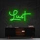 Lust Neon Sign for Romantic Settings