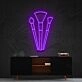 Makeup Brushes Neon Sign for Beauty Studios