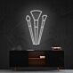 Makeup Brushes Neon Sign for Beauty Studios