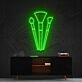 Makeup Brushes Neon Sign for Beauty Studios