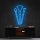 Makeup Brushes Neon Sign for Beauty Studios