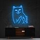 Mr Bad Cat Neon Sign for Playful and Pet Lovers