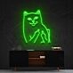Mr Bad Cat Neon Sign for Playful and Pet Lovers