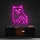 Mr Bad Cat Neon Sign for Playful and Pet Lovers