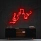 Musical Flow Neon Sign for Music Lovers and Studios