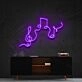 Musical Flow Neon Sign for Music Lovers and Studios