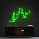 Musical Flow Neon Sign for Music Lovers and Studios