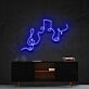 Musical Flow Neon Sign for Music Lovers and Studios