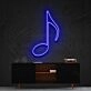 Musical Note Quaver Neon Sign for Music Rooms