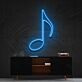 Musical Note Quaver Neon Sign for Music Rooms
