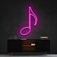 Musical Note Quaver Neon Sign for Music Rooms