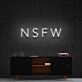 Not Safe For Work Neon Sign for Bold and Playful Decor