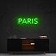 Paris Neon Sign for Travel Lovers