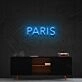 Paris Neon Sign for Travel Lovers