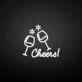 Customize 'Cheers2' neon sign