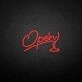 'Open3' neon sign