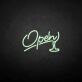 'Open3' neon sign