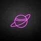 'Planet' neon sign