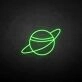 'Planet' neon sign