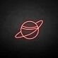 'Planet' neon sign