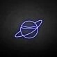 'Planet' neon sign